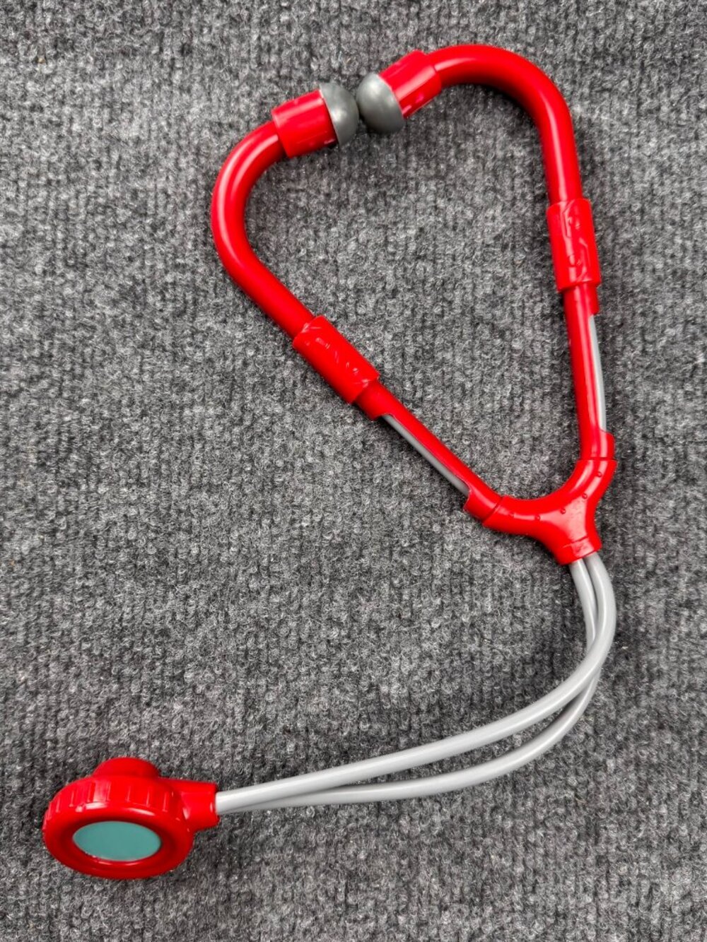 vintage fisher price doctor medical kit replacement toy stethoscope red gray
